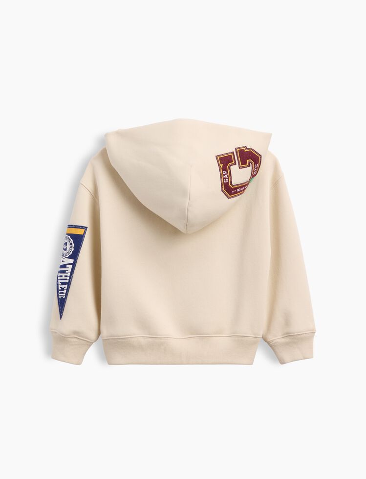 Baby & Toddler VintageSoft Varsity Logo Zip Hoodie gap baby toddler vintagesoft varsity logo zip hoodie