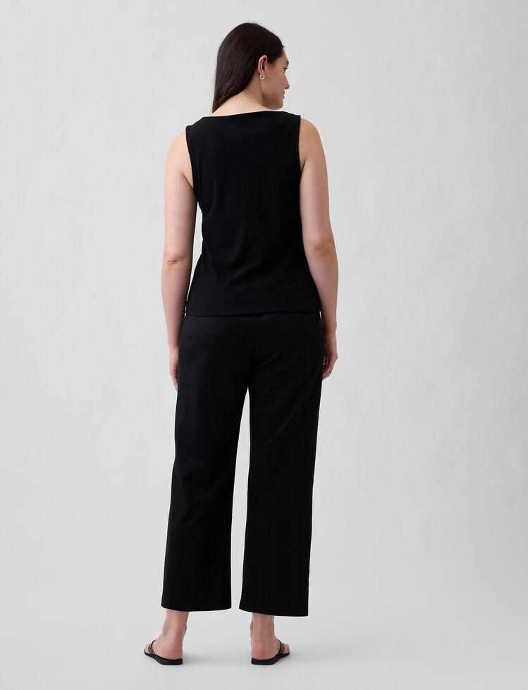 Mid Rise Easy Twill Pants gap mid rise easy twill pants