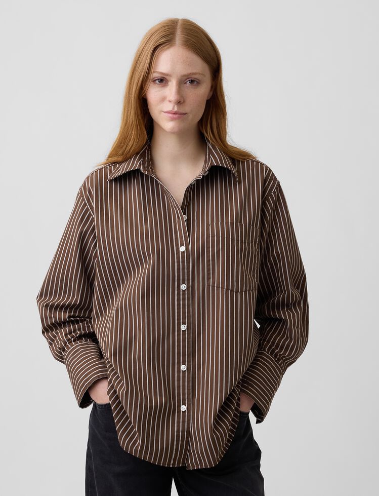 Poplin Big Shirt gap poplin big shirt