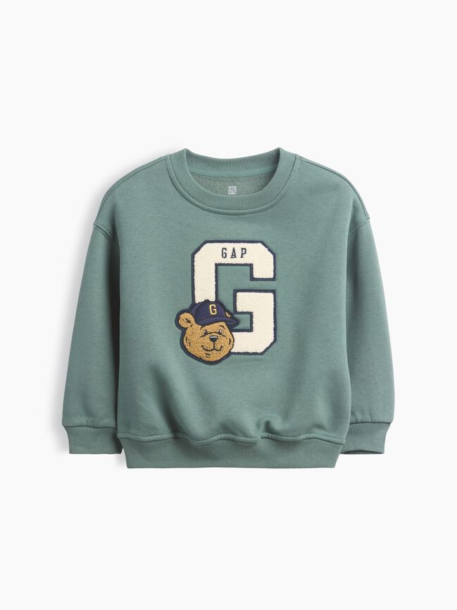 Baby & Toddler VintageSoft Varsity Logo Sweatshirt gap baby toddler vintagesoft varsity logo sweatshirt