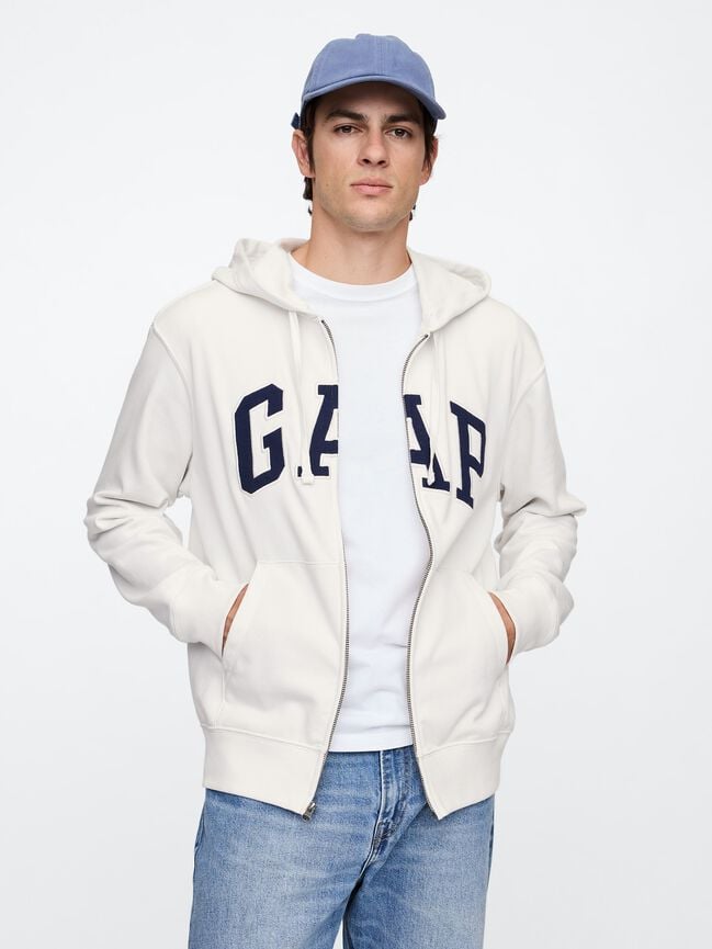 Gap Logo Zip Hoodie gap logo zip hoodie