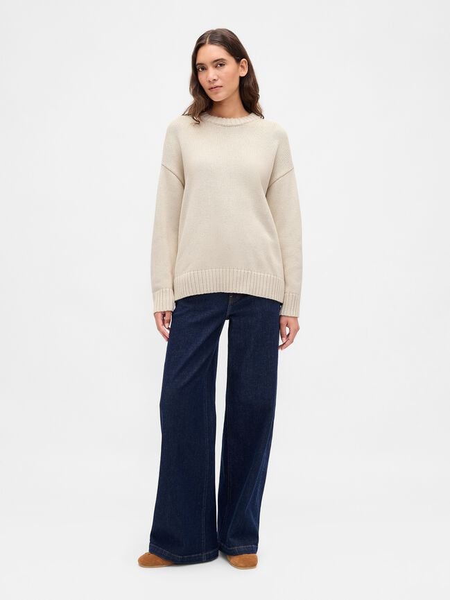 100% Cotton Oversized Sweater gap 100 cotton oversized sweater