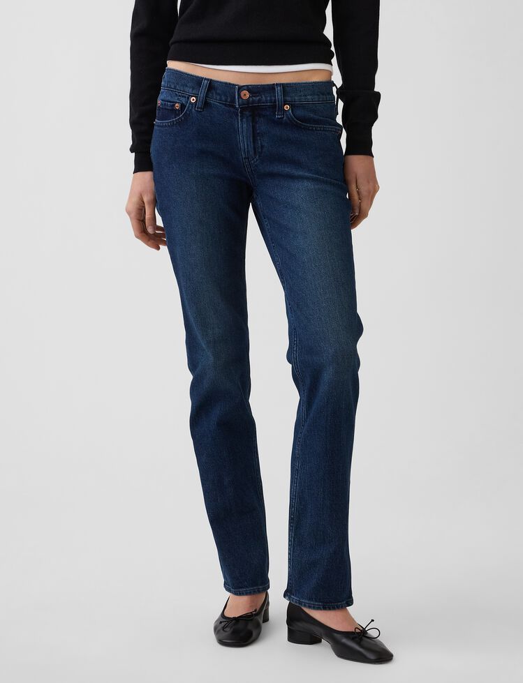 Low Rise '90s Slim Straight Jeans gap low rise 90s slim straight jeans