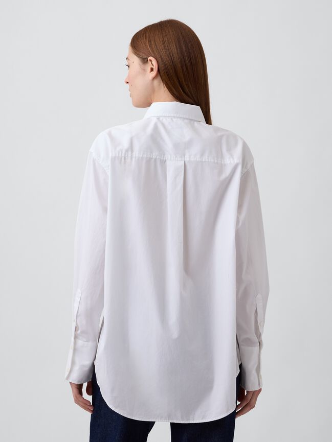 Poplin Big Shirt gap poplin big shirt