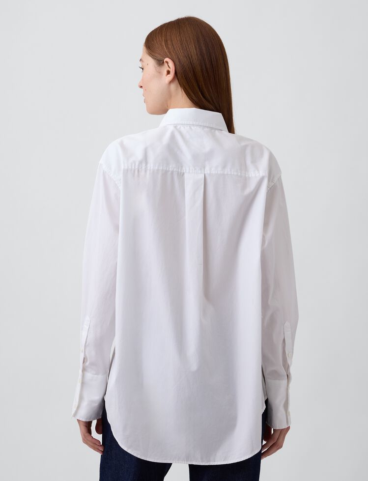 Poplin Big Shirt gap poplin big shirt