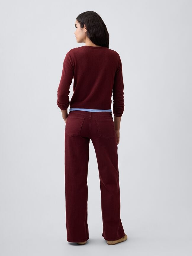 Mid Rise Wide-Leg Jeans gap mid rise wide leg jeans