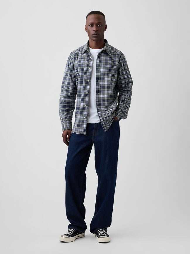 Oxford Shirt in Standard Fit gap oxford shirt in standard fit