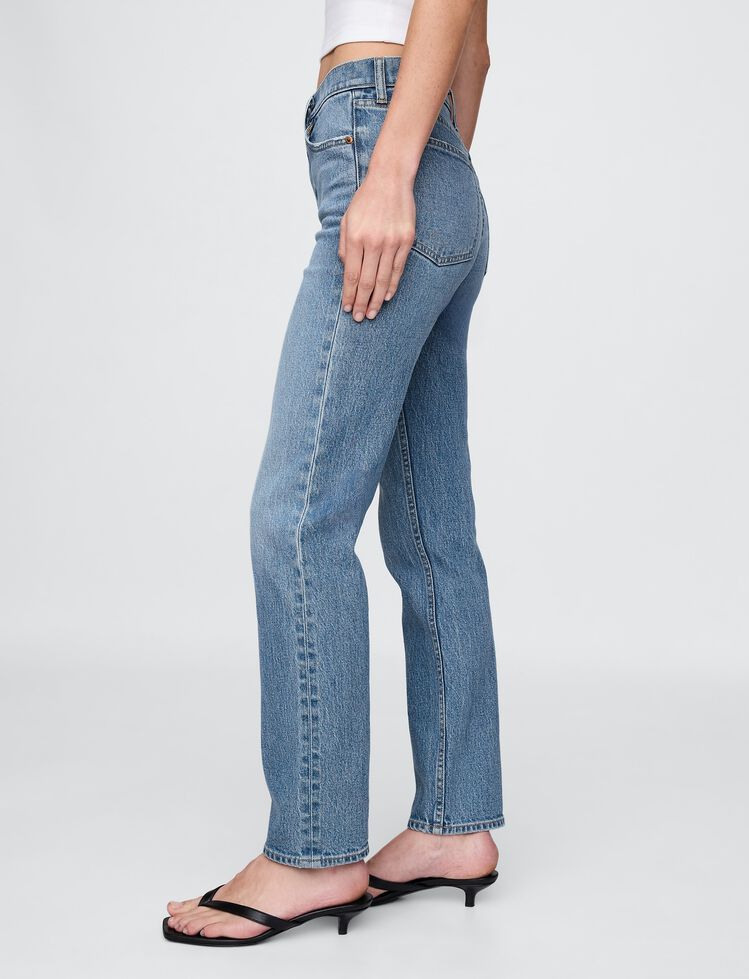 High Rise '90s Slim Straight Jeans gap high rise 90s slim straight jeans