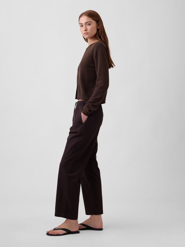 Mid Rise Easy Twill Pants gap mid rise easy twill pants