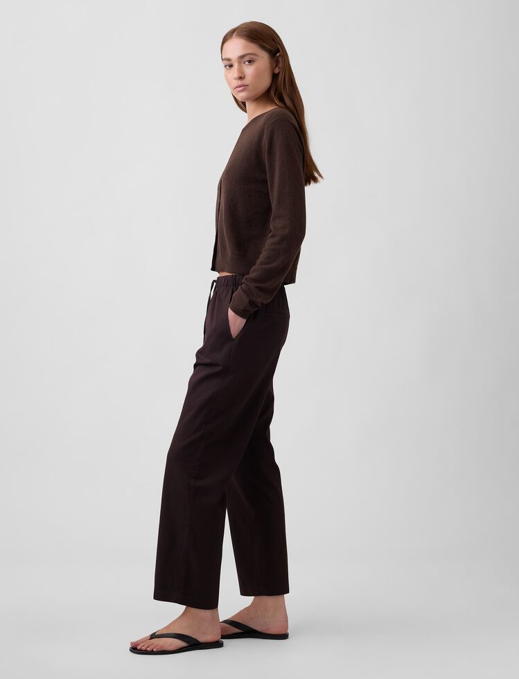 Mid Rise Easy Twill Pants gap mid rise easy twill pants