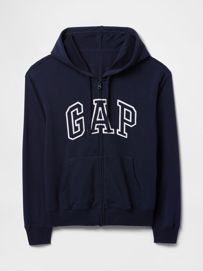 Relaxed Gap Logo Zip Hoodie relaxed gap logo zip hoodie