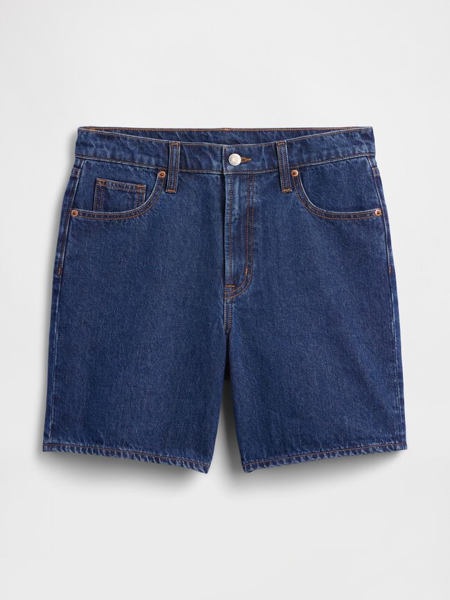 5" Mid Rise Denim Shorts gap 5 mid rise denim shorts