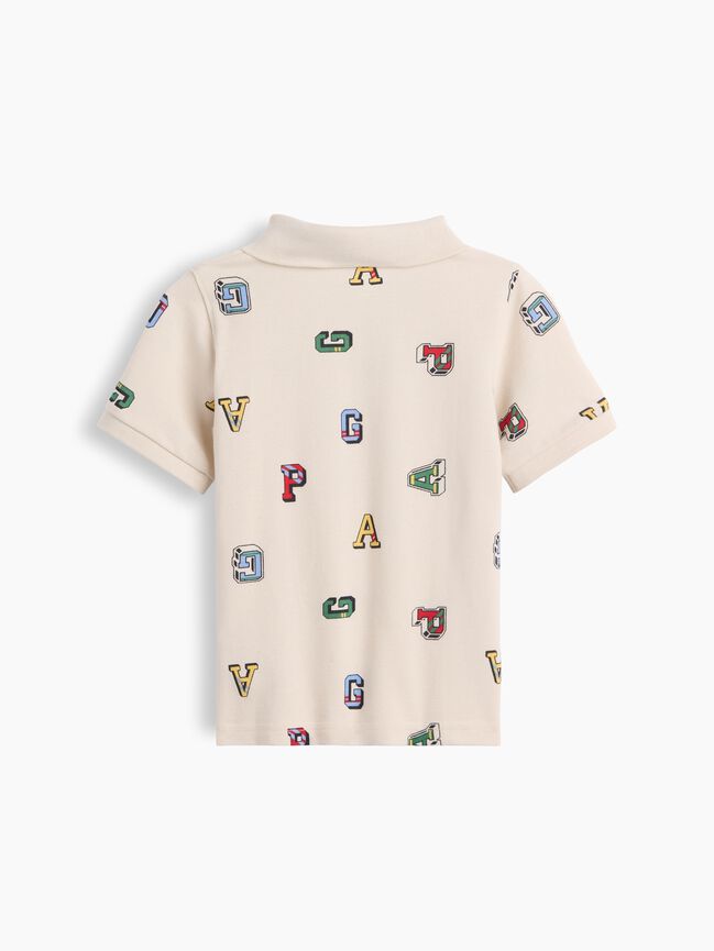 babyGap Print Pique Polo Shirt babygap print pique polo shirt