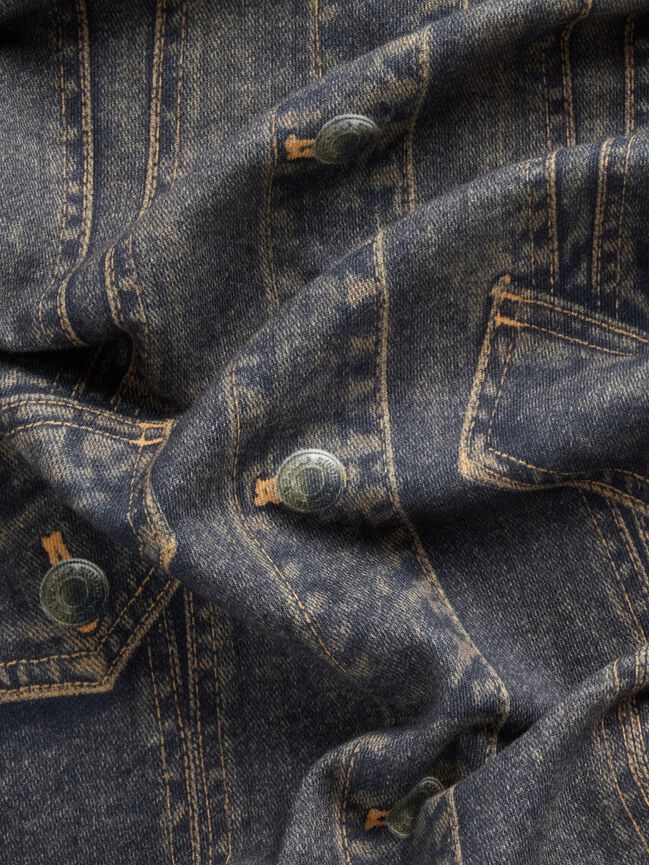GapStudio Printed Denim Terry Dress gapstudio printed denim terry dress