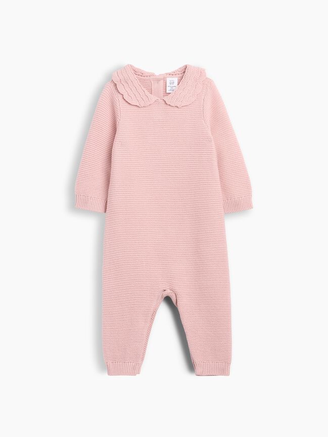 Baby Crochet Collar Sweater One-Piece gap baby crochet collar sweater one piece