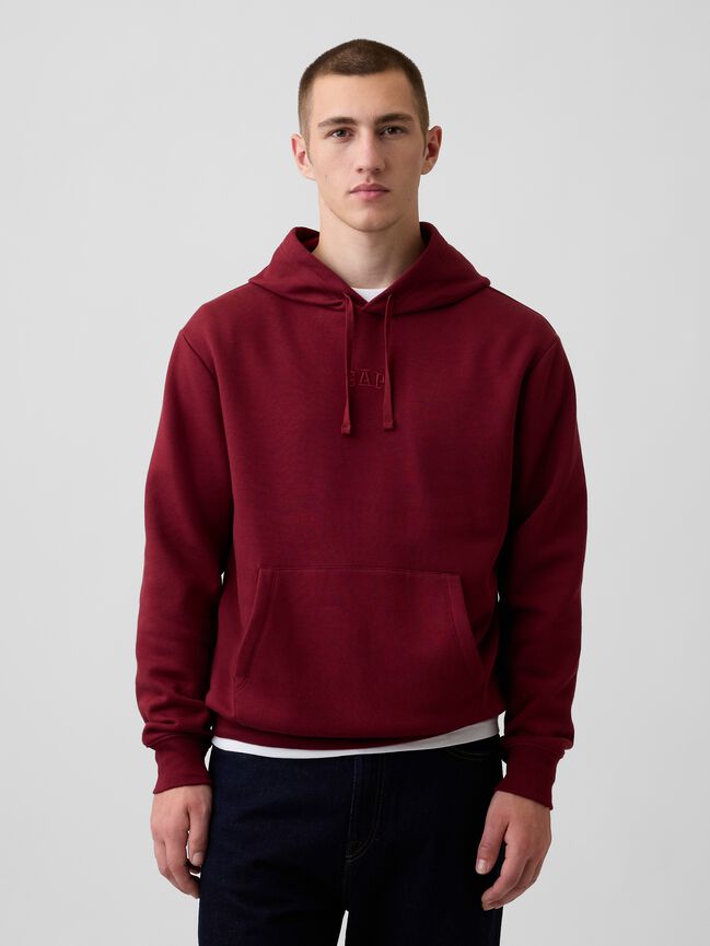 Relaxed Gap Mini-Logo Hoodie relaxed gap mini logo hoodie