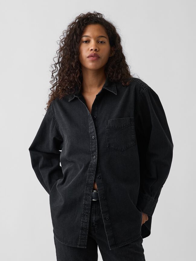 Denim Big Shirt gap denim big shirt