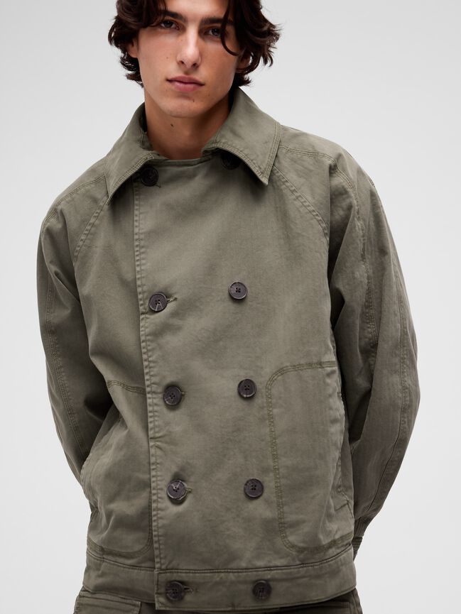 GapStudio Herringbone Peacoat gapstudio herringbone peacoat