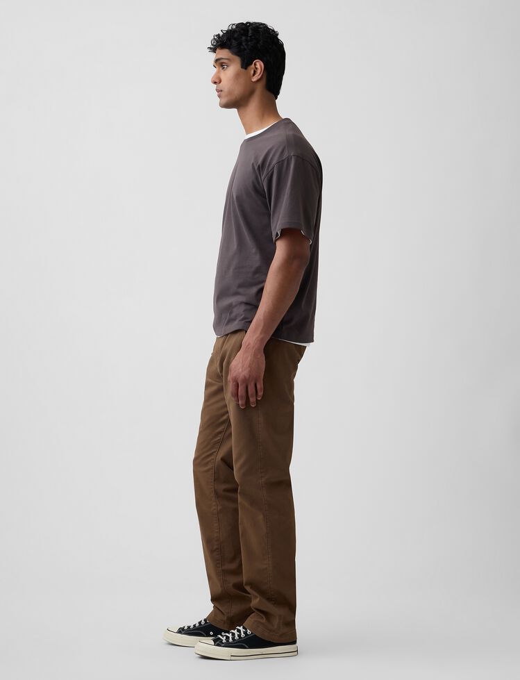 Essential Khakis in Straight Fit with GapFlex essential khakis in straight fit with gapflex