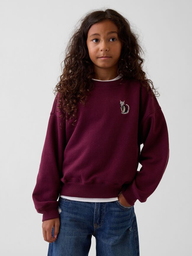 Kids VintageSoft Wedge Sweatshirt gap kids vintagesoft wedge sweatshirt