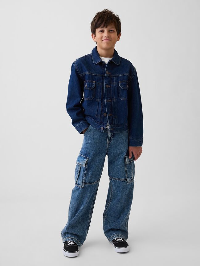 جينز فضفاض gap جينز فضفاض