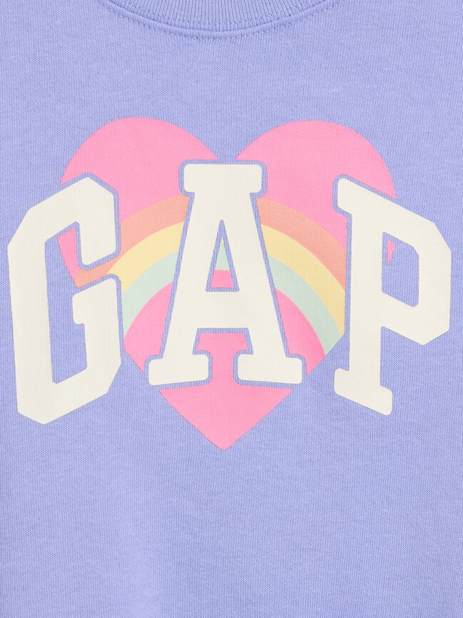 سويت شيرت babyGap من قماش فرنش تيري بشعار سويت شيرت babygap من قماش فرنش تيري بشعار