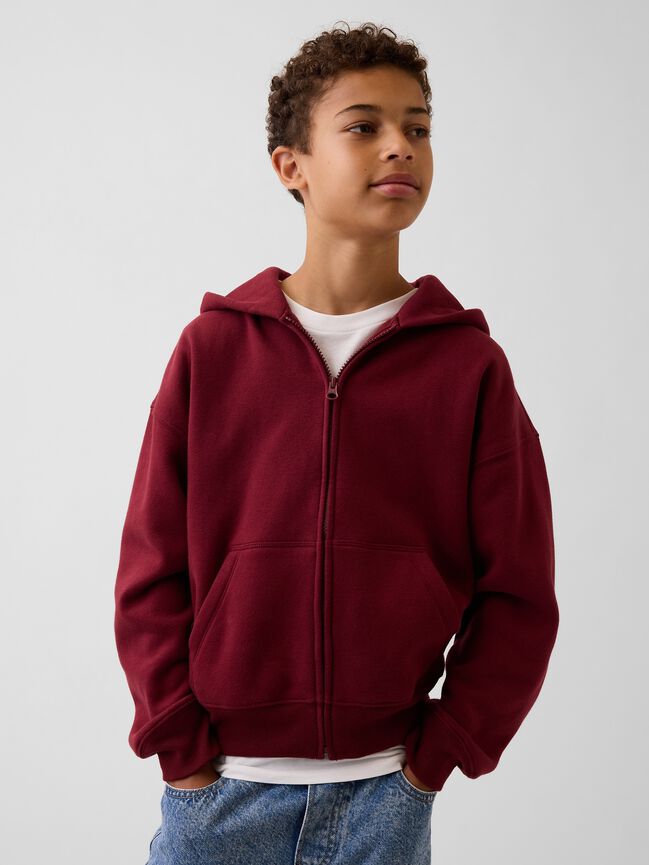 Kids VintageSoft Relaxed Zip Hoodie gap kids vintagesoft relaxed zip hoodie