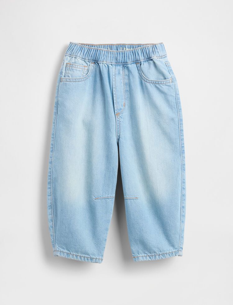 Baby & Toddler Pull-On Barrel Jeans gap baby toddler pull on barrel jeans