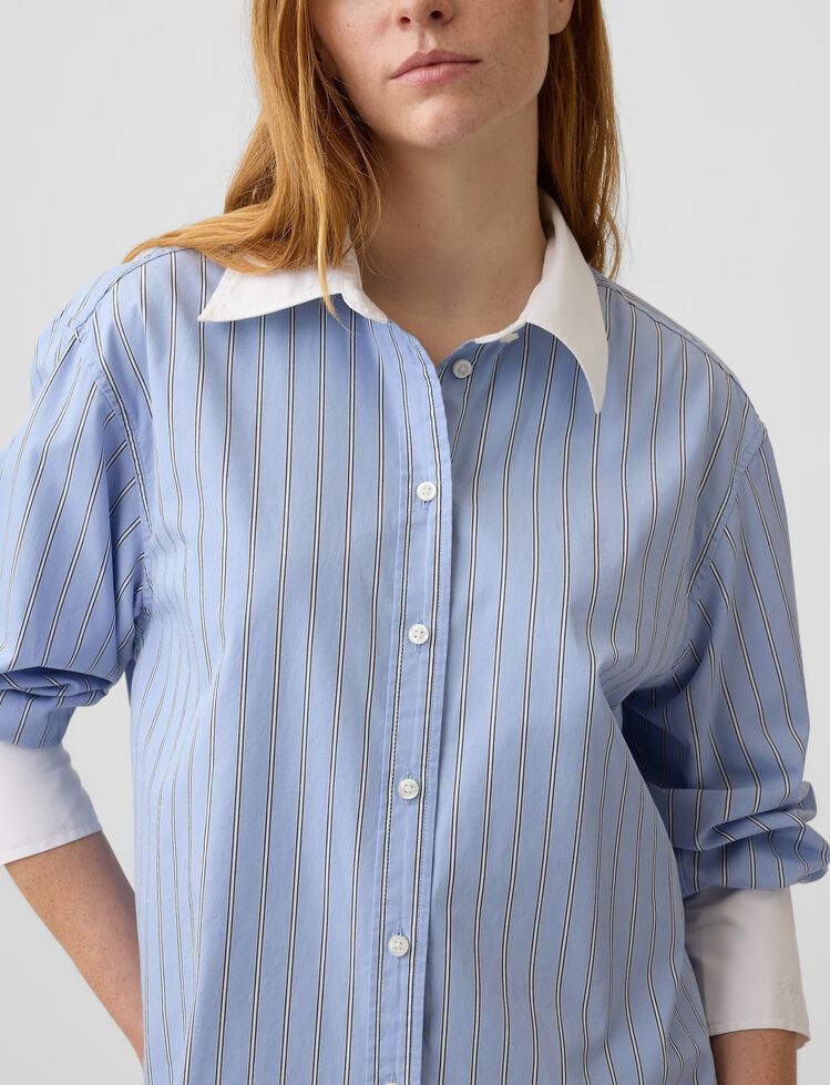 Poplin Big Shirt gap poplin big shirt