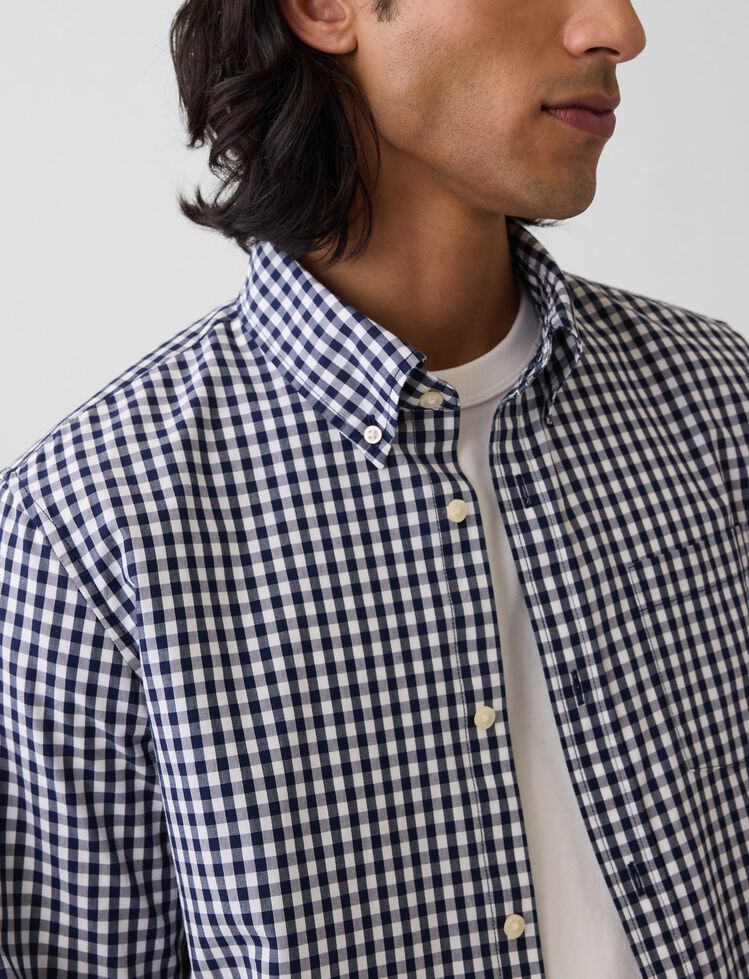 Organic Cotton Poplin Classic Shirt gap organic cotton poplin classic shirt