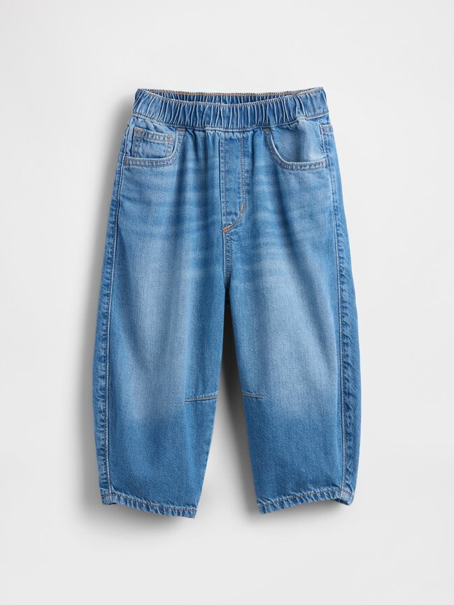 Baby & Toddler Pull-on Barrel Jeans gap baby toddler pull on barrel jeans