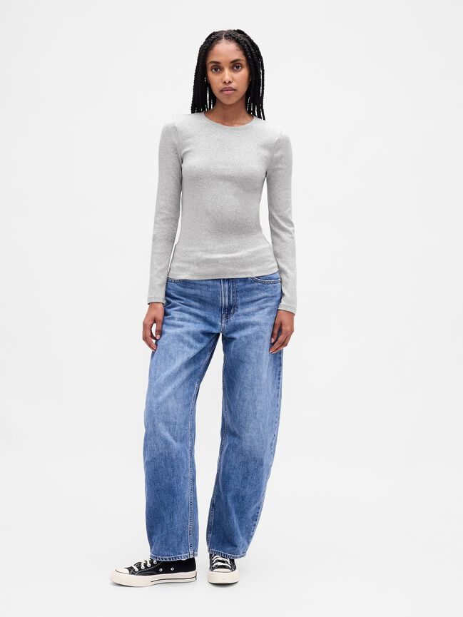 Modern Crewneck T-Shirt gap modern crewneck t shirt