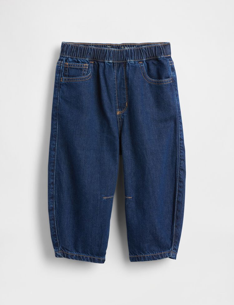 Baby & Toddler Pull-on Barrel Jeans gap baby toddler pull on barrel jeans
