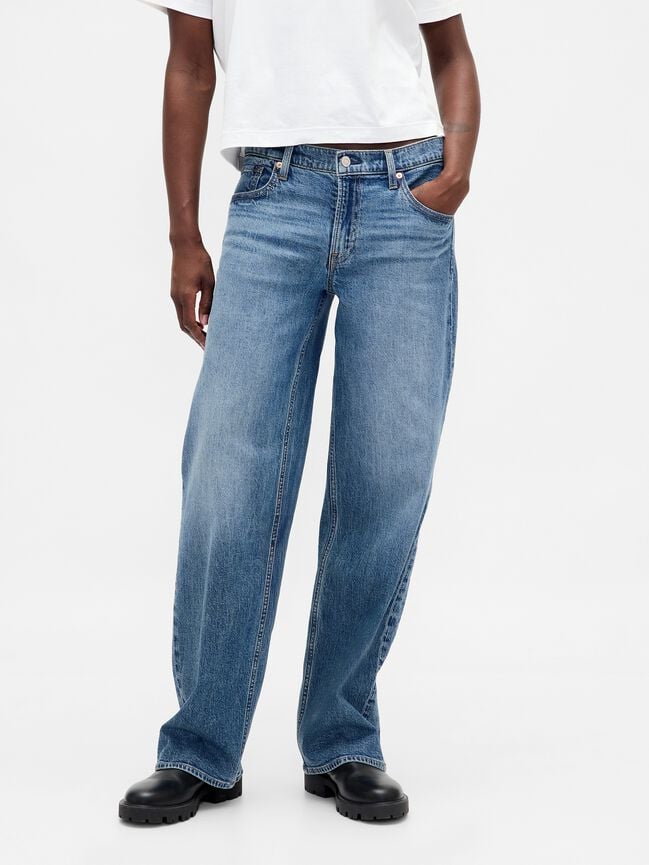 Low Rise '90s Loose Jeans gap low rise 90s loose jeans