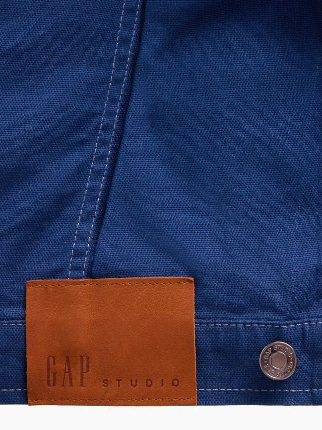GapStudio Crop Canvas Jacket gapstudio crop canvas jacket