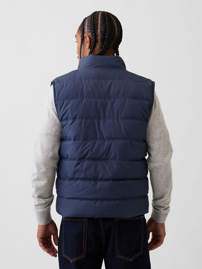 Relaxed Puffer Vest gap relaxed puffer vest