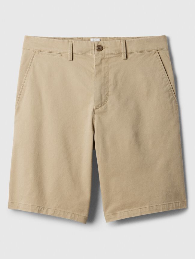 9" Essential Khaki Shorts gap 9 essential khaki shorts