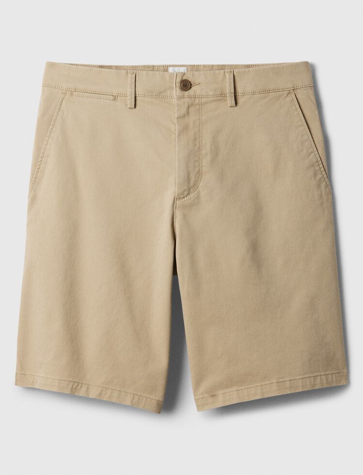 9" Essential Khaki Shorts gap 9 essential khaki shorts