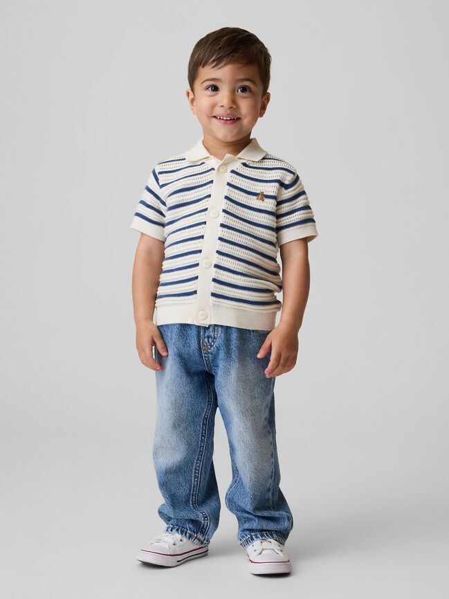 Baby & Toddler Pull-On Baggy Jeans gap baby toddler pull on baggy jeans