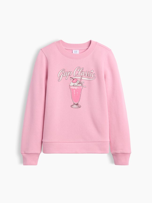 Kids Crewneck Graphic Sweatshirt gap kids crewneck graphic sweatshirt