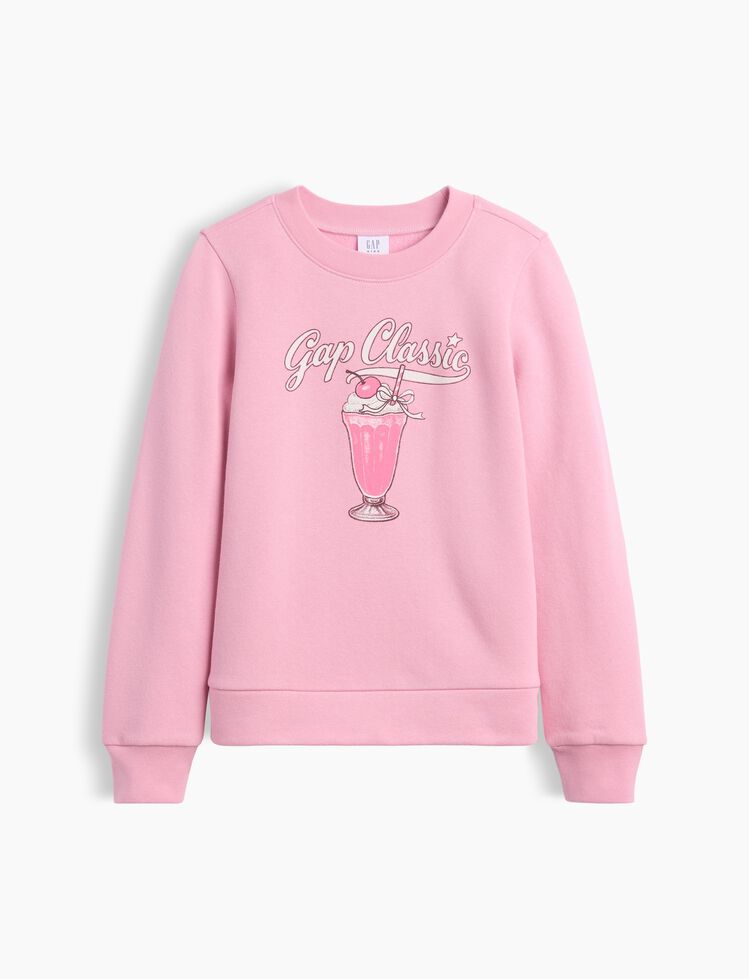 Kids Crewneck Graphic Sweatshirt gap kids crewneck graphic sweatshirt
