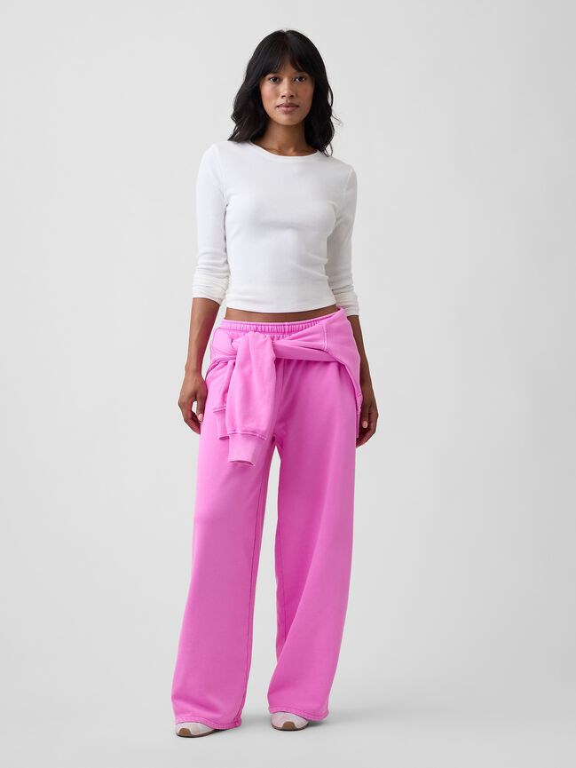 VintageSoft Baggy Wide-Leg Sweatpants gap vintagesoft baggy wide leg sweatpants