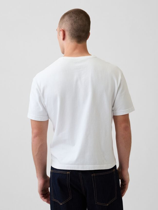 Adult Heavyweight Crop T-Shirt gap adult heavyweight crop t shirt