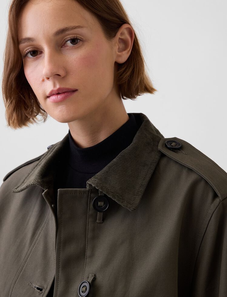Canvas Crop Utility Jacket gap canvas crop utility jacket