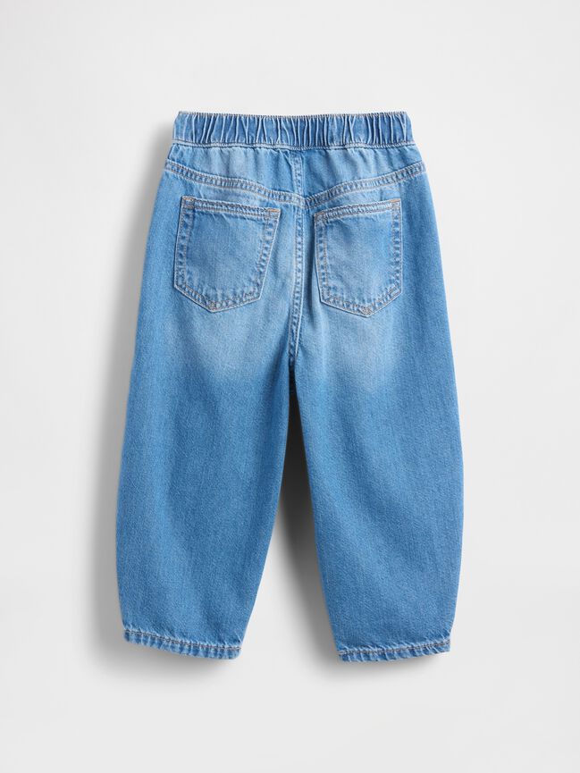 Baby & Toddler Pull-on Barrel Jeans gap baby toddler pull on barrel jeans
