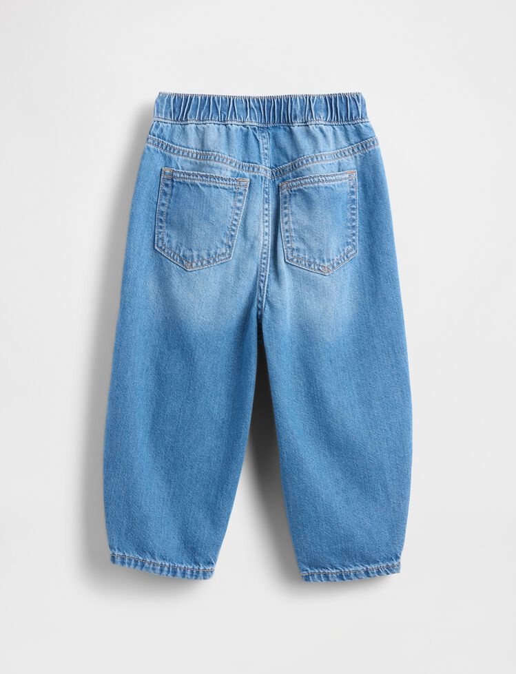 Baby & Toddler Pull-on Barrel Jeans gap baby toddler pull on barrel jeans