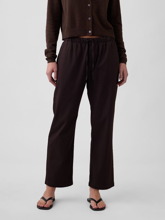 Mid Rise Easy Twill Pants gap mid rise easy twill pants