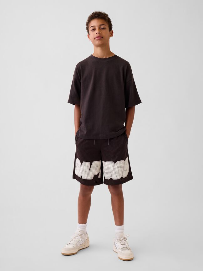 Kids Heavyweight Oversized T-Shirt gap kids heavyweight oversized t shirt
