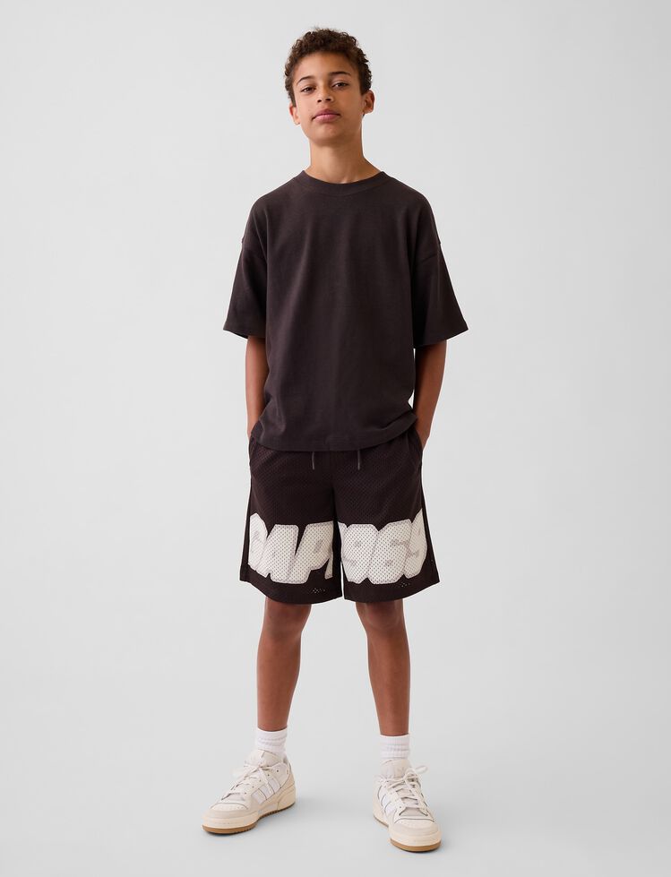 Kids Heavyweight Oversized T-Shirt gap kids heavyweight oversized t shirt