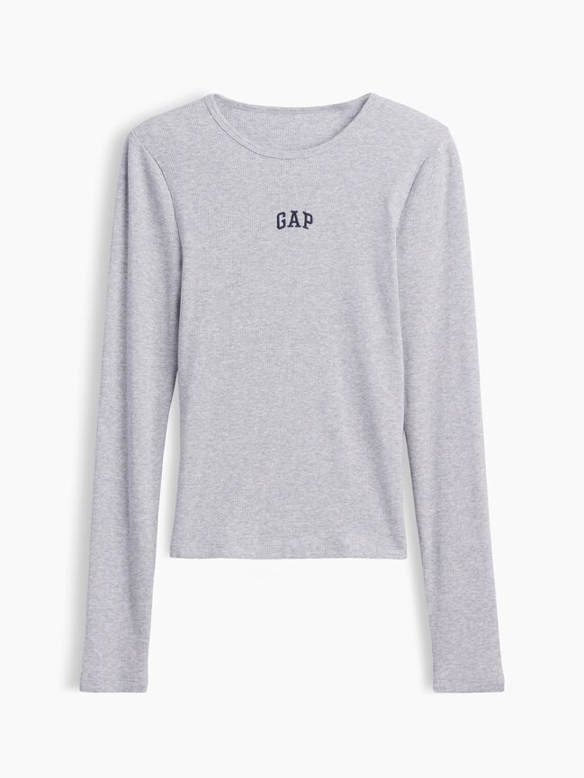 Modern Rib Gap Logo T-Shirt modern rib gap logo t shirt